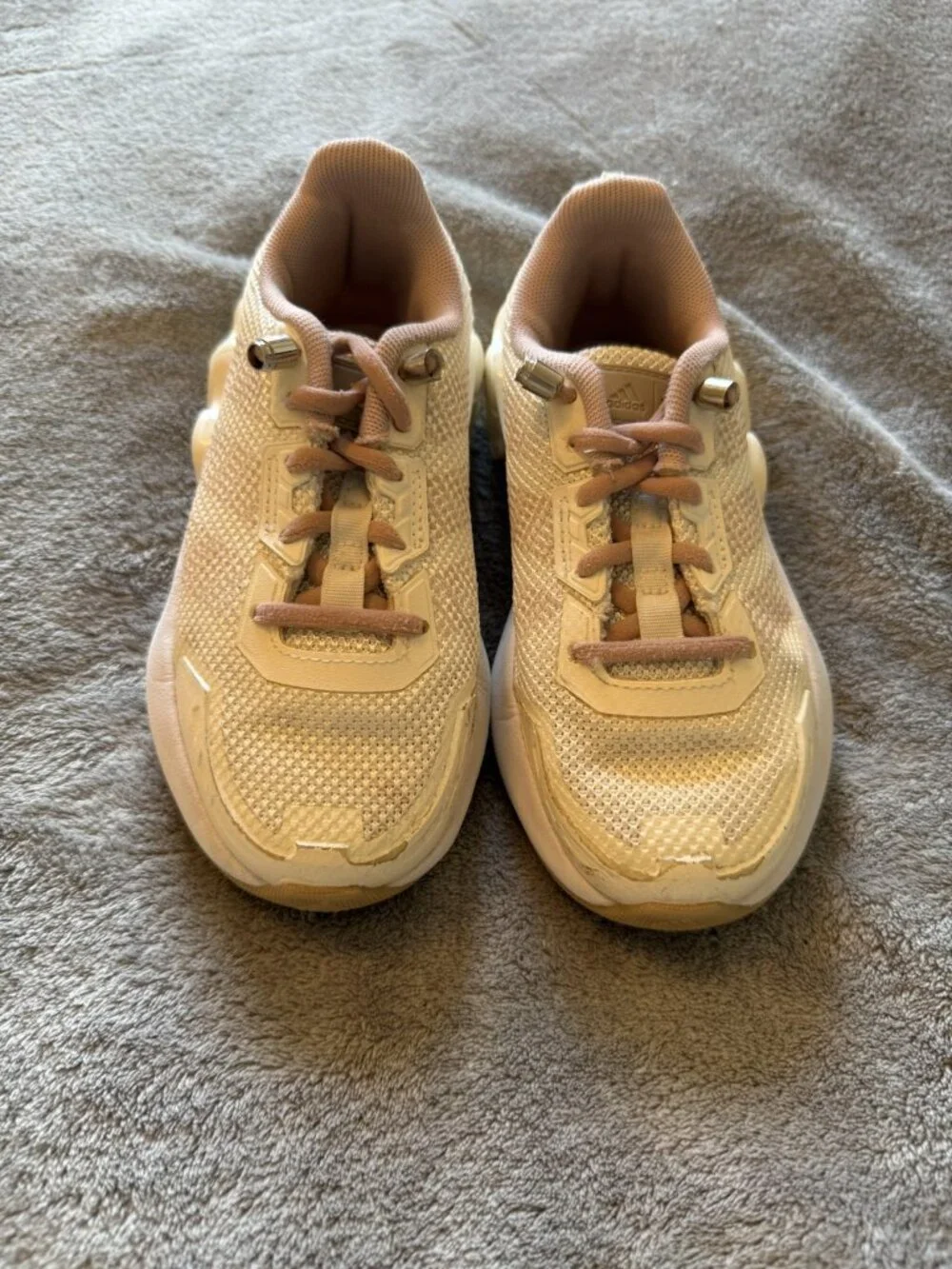 adidas Star Wars Tech Runner Kids Shoes IH4764 US 12K Off White Pink
